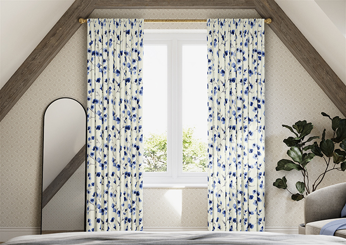 Como, Indigo - Made to Measure Curtains - Image 3